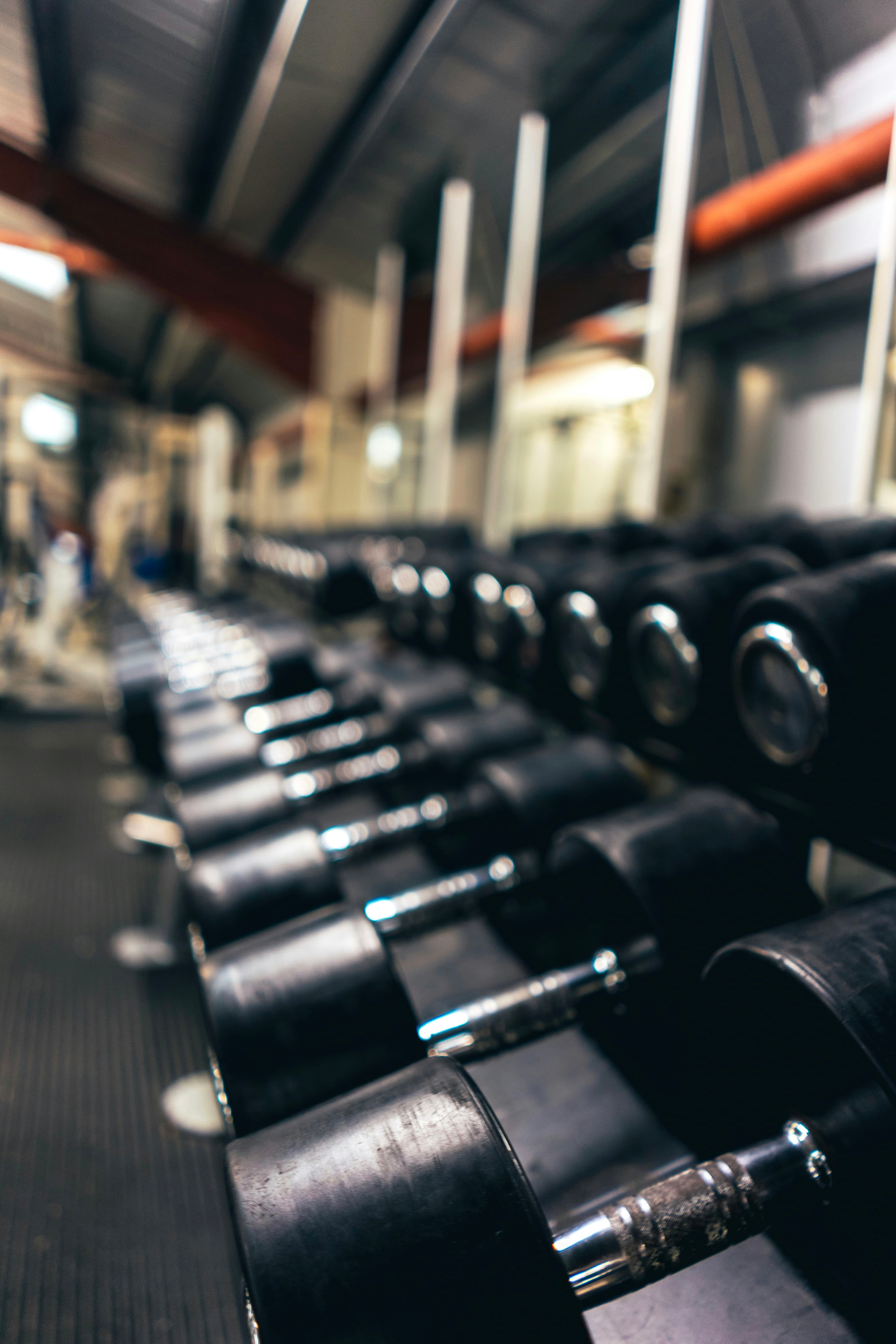 Dumbbells ready for a strength block